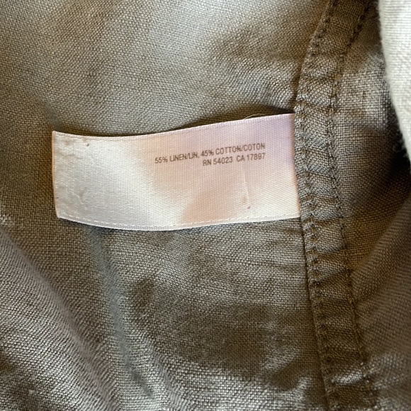 Men’s med linen blend SS - Picture 4 of 5